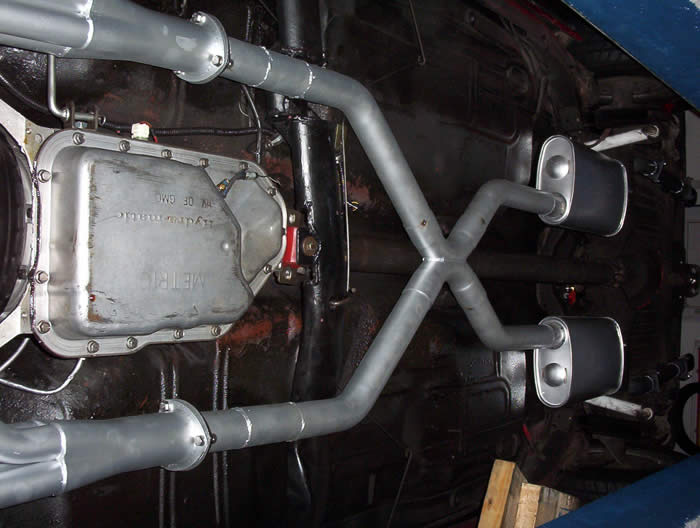 Headers, x-pipe and muffler